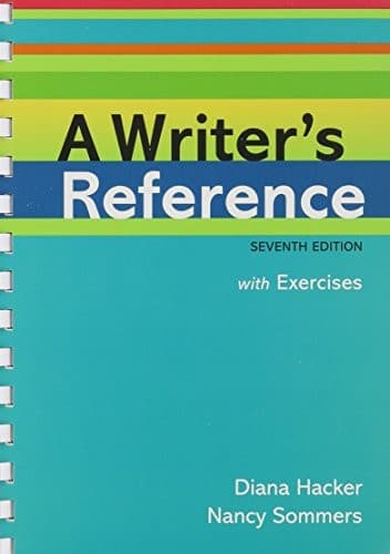 Tapa de Writer's Reference 7e with Integrated Exercises & Research and Documentation in the Electronic Age 5e