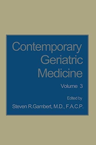 Tapa de Contemporary Geriatric Medicine