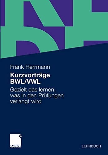 Tapa de Kurzvorträge BWL/VWL