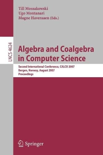 Tapa de Algebra and Coalgebra in Computer Science