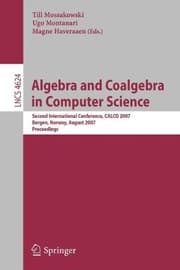 Tapa de Algebra and Coalgebra in Computer Science