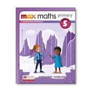 Tapa de Max Maths Primary A Singapore Approach Grade 5 Workbook