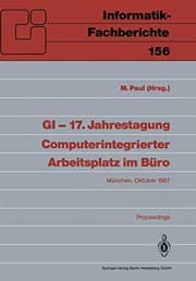 Tapa de GI ― 17. Jahrestagung Computerintegrierter Arbeitsplatz im Büro