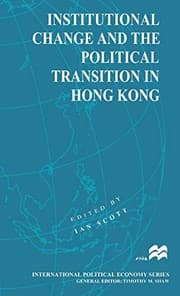 Tapa de Institutional Change and the Political Transition in Hong Kong