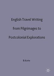 Tapa de English Travel Writing from Pilgrimages to Postcolonial Explorations