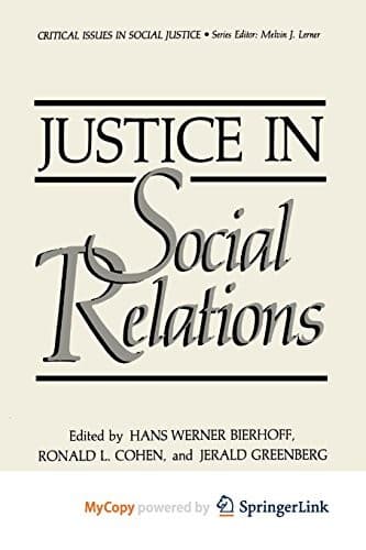 Tapa de Justice in Social Relations