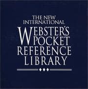 Tapa de The New International Webster's Pocket Reference Library