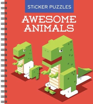 Tapa de Awesome Animals Sticker Puzzles