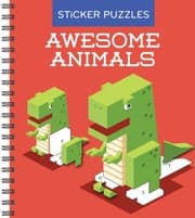 Tapa de Awesome Animals Sticker Puzzles