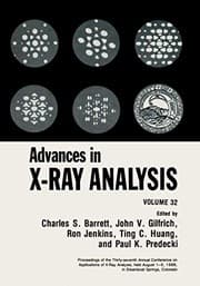 Tapa de Advances in X-Ray Analysis