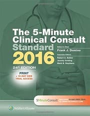Tapa de The 5-Minute Clinical Consult Standard 2016