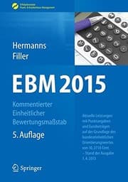 Tapa de EBM 2015 - Kommentierter Einheitlicher Bewertungsmaßstab