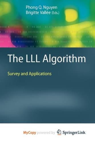 Tapa de The LLL Algorithm