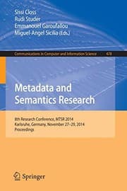 Tapa de Metadata and Semantics Research