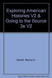 Tapa de Exploring American Histories V2 & Going to the Source 3e V2