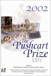 Tapa de The Pushcart Prize XXVI