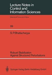 Tapa de Robust Stabilization Against Structured Perturbations