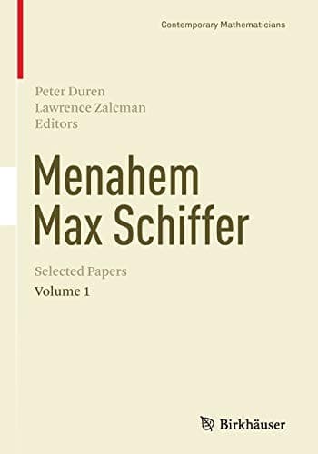 Tapa de Menahem Max Schiffer