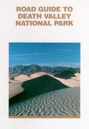 Tapa de Road guide to Death Valley National Park