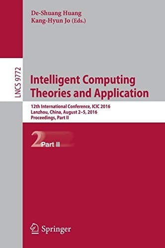 Tapa de Intelligent Computing Theories and Application