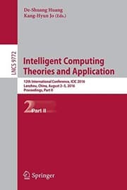 Tapa de Intelligent Computing Theories and Application