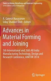 Tapa de Advances in Material Forming and Joining