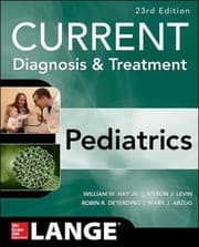 Tapa de CURRENT Diagnosis and Treatment Pediatrics, Twenty-Third Edition