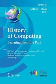 Tapa de History of Computing : Learning from the Past
