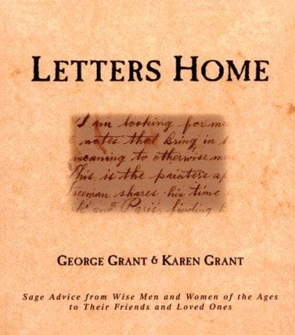 Tapa de Letters home