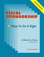 Tapa de Fiscal Sponsorship