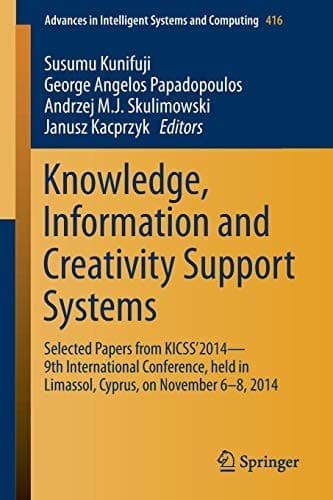 Tapa de Knowledge, Information and Creativity Support Systems