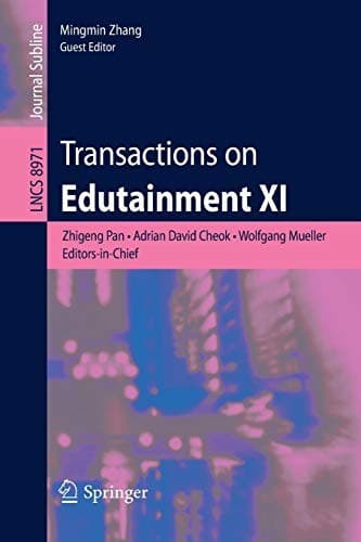 Tapa de Transactions on Edutainment XI
