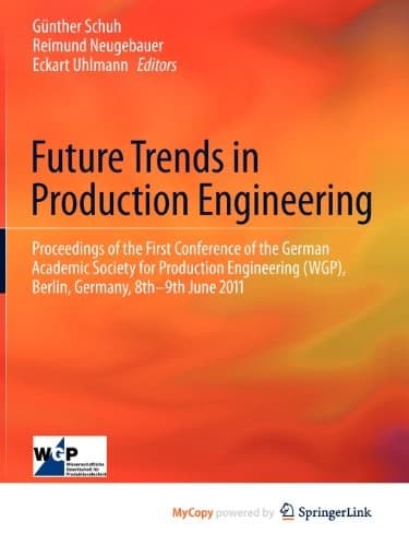Tapa de Future Trends in Production Engineering