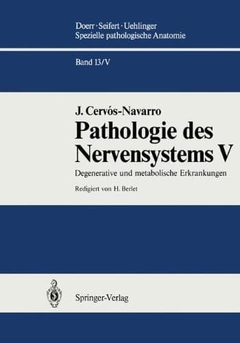 Tapa de Pathologie des Nervensystems V