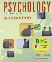 Tapa de Loose-leaf Version for Psychology in Modules