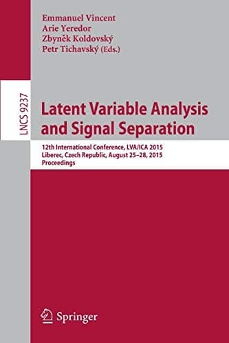 Tapa de Latent Variable Analysis and Signal Separation