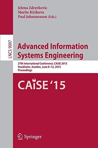 Tapa de Advanced Information Systems Engineering
