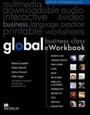 Tapa de Global Upper Intermediate Level Business Class eWorkbook