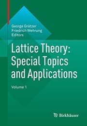 Tapa de Lattice Theory : Special Topics and Applications