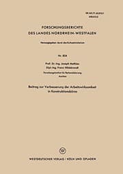 Tapa de Beitrag zur Verbesserung der Arbeitswirksamkeit in Konstruktionsbüros