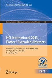 Tapa de HCI International 2013 - Posters' Extended Abstracts
