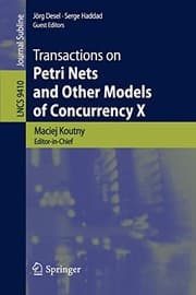 Tapa de Transactions on Petri Nets and Other Models of Concurrency X