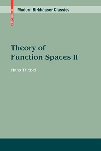 Tapa de Theory of Function Spaces II