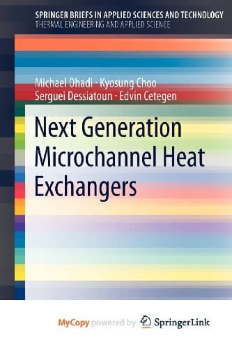 Tapa de Next Generation Microchannel Heat Exchangers