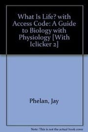 Tapa de What is Life? Guide to Biology with Physiology , eBook Access Card, PrepU Nonmajors Access Card & iClicker 2
