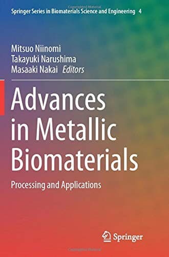 Tapa de Advances in Metallic Biomaterials