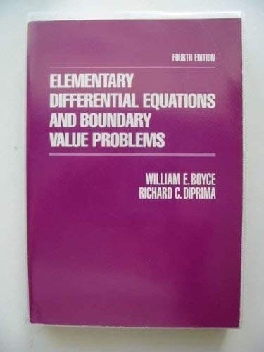 Tapa de Elementary differential equations and boundary value problems
