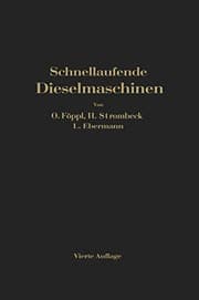 Tapa de Schnellaufende Dieselmaschinen