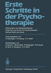 Tapa de Erste Schritte in der Psychotherapie
