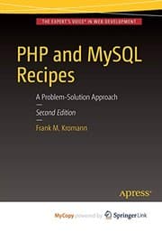 Tapa de PHP and MySQL Recipes